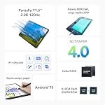 TCL NXTPAPER 11 Plus Tablet Android | Incluye Funda Flip + T-Pen | Pantalla 11,5″ 2,2K 120Hz NXTPAPER 4.0 | Protección Ocular | 8 GB + 256 GB | Batería 8000 mAh | DTS Audio x4