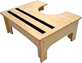 Simplici-T – Toilet Stool – Step Stool for Potty Training - Squatting Platform – Non-Slip Grip – Natural Light-Finish Simplici-T – Toilet Stool – Step Stool for Potty Training - Squatting Platform – Non-Slip Grip – Natural Light-Finish