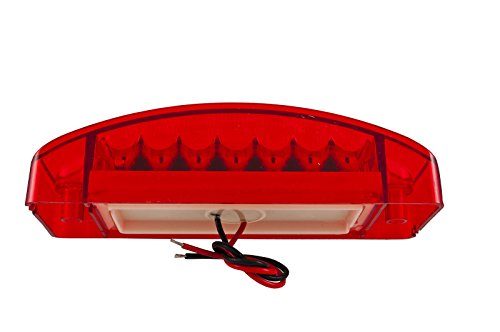 [ALL STAR TRUCK PARTS] Qty 10 - Red 21 LED Side Marker Clearance Stop Turn Tail Brake Lights 2"x6" Rectangle 12V Truck Trailer Camper - Thumbnail 3