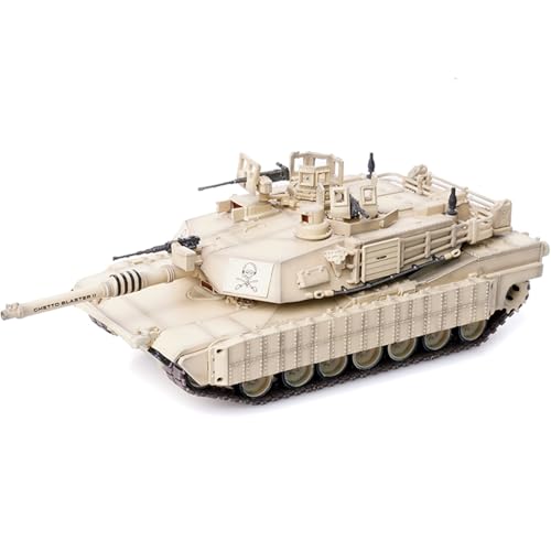 Réservoir M1A2 Abrams TUSK1 miniature 1/72 en alliage injecté pour collectionneurs