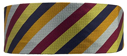 RAF Regiment Silk Non Crease Cummerbund Red/Blue/Yellow