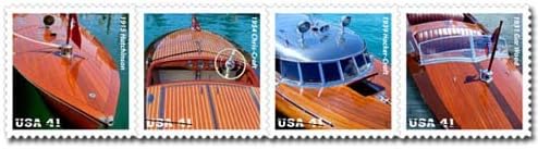 Speedboats 12 x 41 Cent US Postage Stamps Scot #4160-63