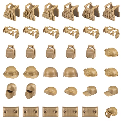 Image of 63 Pcs Military Weapons Set Accessories U.K Special Forces Weapons Toys Military Equipment Battle Blocks Bricks Compatible with Major Brand, 3 Years Old and up