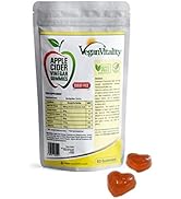 Apple Cider Vinegar Gummies SUGAR FREE. Vegan Unfiltered ACV Gummies Enriched With Superfoods & V...