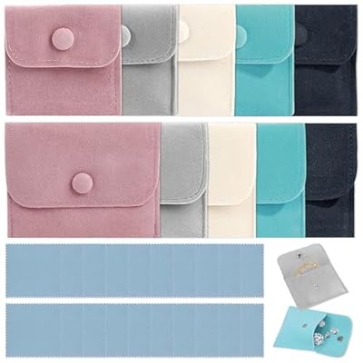 YiiHHooN Bolsa de Terciopelo con Botón a Presión, 10 Unidades Bolsitas de Tela Pequeñas de Terciopelo, 5 Colores Bolsitas para Regalos con Paño de Limpieza Bolsa | Ya disponible en tu tienda friki favorita! En mundofriki.es! YiiHHooN Bolsa de Terciopelo con Botón a Presión, 10 Unidades Bolsitas de Tela Pequeñas de Terciopelo, 5 Colores Bolsitas para Regalos con Paño de Limpieza Bolsa | Ya disponible en tu tienda friki favorita! En mundofriki.es!