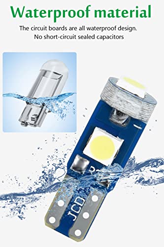 194 Led Bulb T5 Led Bulbs Dashboard Light K Pack Of 30, With Socket Instrument Cluster Light Led Bulb Replacement Bulbs For Car Dome Map Door Courtesy License Plate Lights (White) #TOP5