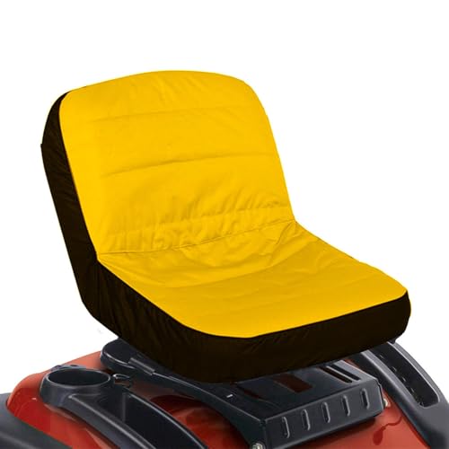 Riding Lawn Mower Seat Cover for Cub Cadet CC30H(30') 2018-2021 2022 2023 2024 2025 2026, Lawn Tractor Seat Cover with Cushion, Tractor Seat Cushion for Riding Mowers Garden Tractors