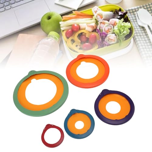 Tapas de plástico para almacenamiento con sellado eficiente multifuncional EMUKOEP 3