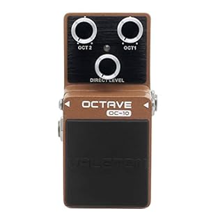 OCT 2: Adjusts the volume of the sound two octaves lower than the original sound OCT 1: Adjusts the volume of the sound one octave lower than the orginal sound DIRECT LEVEL: Adjusts the dry signal level Power:9V DC center negative