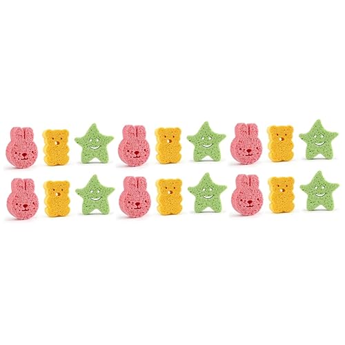 Éponge de bain loofah pour enfant Healeved : lot de 18 animaux