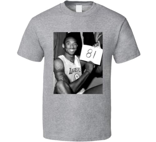 Kobe 81 Point Night T Shirt L Sport Grey
