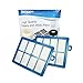 HQRP 2-Pack Hepa Filter Compatible with Electrolux Harmony, Oxygen, Oxygen Ultra, Oxygen 3 Ultra Canister Vacuum Cleaners, EL012B Replacement