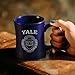 RFSJ Yale Bulldogs Ceramic 16oz Sculpted Mug – Official Team Logo Coffee Cup – Handwash Recommended – Individually Boxed