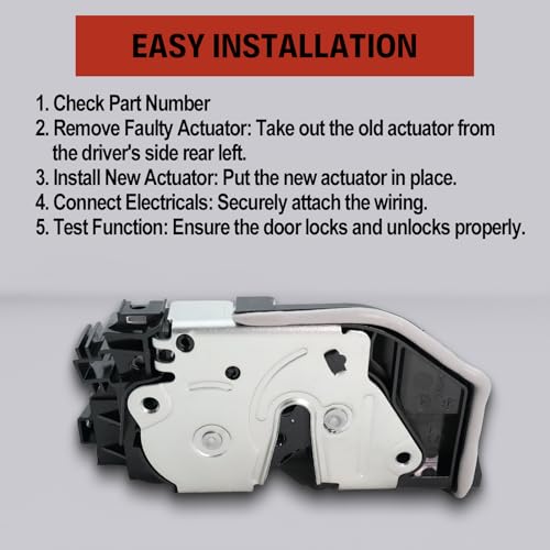 Image of Front Left Driver Side Power Door Lock Latch Actuator Motor for BMW 135i, 320i, 323i, 325i, 325xi, 328i, 330i, 335d, 335i, 340i, 428i, 520i, 525i, 528i, 530i 2003-2019 OE 937800 51217202143