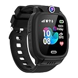  YIZITU Reloj De Pantalla 1.44 Pulgadas Agua Inteligente para Niños con Posicionamiento Real Real.