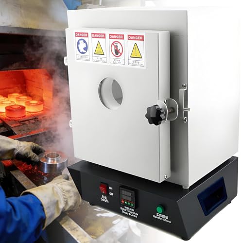 KVTNCB Electric Pellet Furnace,Sealed Sintering Furnace,1150℃ High Temperature,Ceramic Chamber,Uniform Heating,for Wax Burnout,Sintering and Industrial Lab Applications