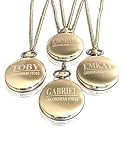 Rose Gold Polished Custom Engraved Pocket Watches - Set of 4 Gift Set Weddings - Groomsmen Personali