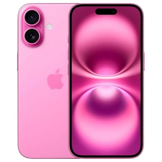Apple iPhone 16, US Version, 512GB, Pink - Unlocked (Renewed)