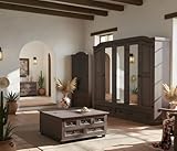 Truhentisch New Mexico aus Kiefer massiv, 91x,5×91,5x45cm - 9