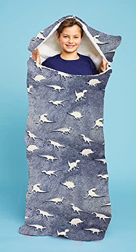 Bolsa de Dormir para Niños iscream Sherpa-Lined Cozy Silky Fleece - Estampados Brillantes miniatura 4