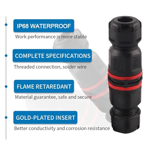 Connecteurs étanche IP68 à vis de Type I adaptateur pour câbles de 6-10mm