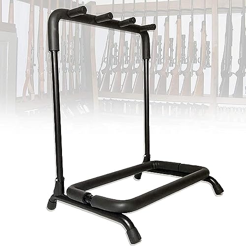 FBJAMZ Vertical Rifle Stand with Sponge Protection,Multifunctional Gun Rack for Long Guns, Carbines Rifles Heavy Duty Display for Home