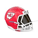 NFL Echo Dot Bundle: Includes Echo Dot | Charcoal and Limited-Edition NFL Helmet Stand | Kansas City Chiefs