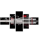 Amazon.com: LZIMU Black and White Zen Wall Art Stones in Water Pictures ...