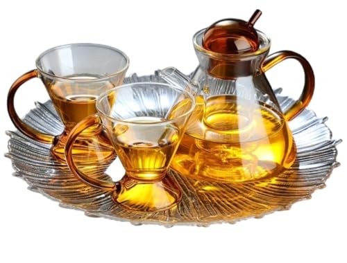 Fiozwea���ߐF�̃e�B�[�J�b�v�t���K���X���e�B�[�|�b�g�B�V���v���œ������̂���f�U�C���ŁA���ߐF�̎���肪�t���Ă��܂��B�~���`�A�J�b�v2�ƃg���C1���A�ϔM�K���X���A�~�j�}���ȃX�^�C���ł��B (12.5*13.5CM,A)
