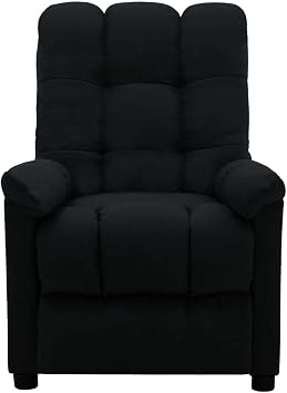 Recliner,Comfy Chair,Sofa Chair,Home Recliner Chair,Lazy Boy Recliner,TV Armchair,Home Theater Seating,for Living Room, Bedroom, Office, Black Fabric