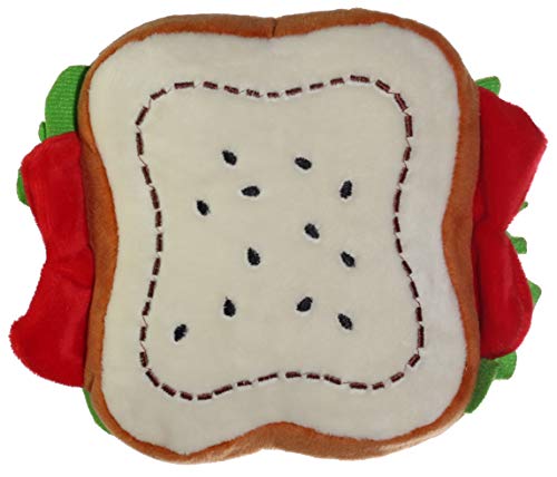 Calplush sandwich with squeaker