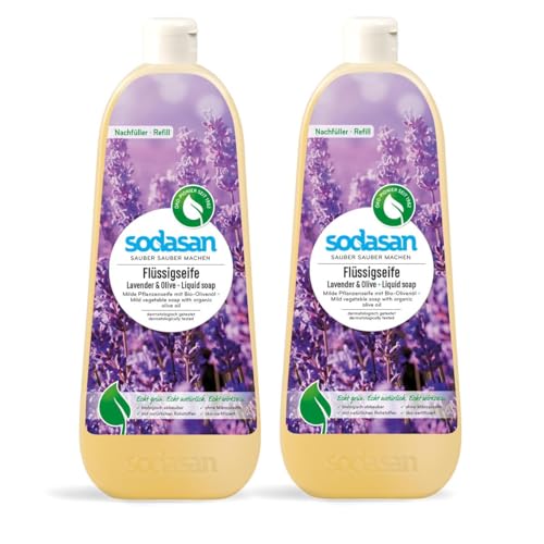 Flüssigseife Lavendel & Olive Nachfüller 2 x 1 L