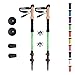 Montem Ultra Strong Hiking/Walking/Trekking Poles - One Pair (2 Poles) (Green)