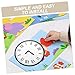 Sosoport 5Pcs Clock Hands for DIY Projects Safe Plastic Teaching Props for Classroom Use Essential Tool for Learning Concepts Reliable Material for Engaging Activities