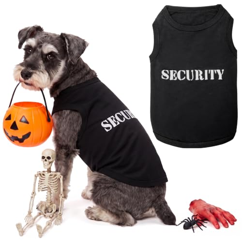 Parisian Pet Dog Halloween Costume - Security Halloween Shirt for Dogs