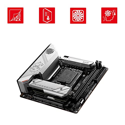 MPG Z790I EDGE WIFI, Mini-ITX, Supporta Processori Intel Core di 12a e 13a Generazione, LGA 1700 - 105A SPS VRM, DDR5 Memory Boost 8000+MHz/OC, PCIe 5.0 x16, 2 x M.2 Gen4, Wi-Fi 6E - Scheda madre - Immagine 3