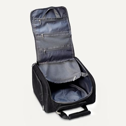 Amazon Basics Underseat Carry-On Rolling Travel Luggage Bag - Black Quilted by Amazon Basics - Image 4