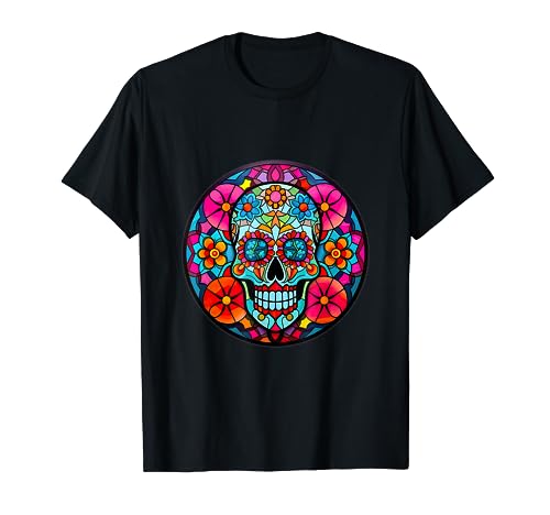 El Dia de los Muertos Jour des Morts Crâne Doux Halloween T-Shirt