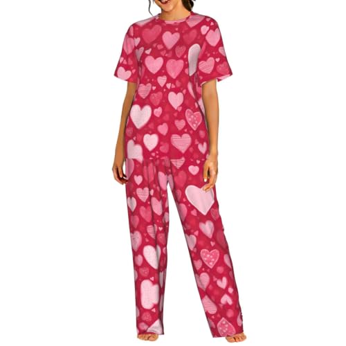 Pyjama Saint Valentin femme, le cadeau attentionné en taille S à 3XL