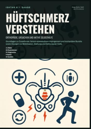 Hüftschmerz verstehen: Orthopädie, Ursachen und aktive Selbsthilfe: Grundlagen zu Coxarthrose, femoro-acetabulärem Impingement und trochantärer ... Mobilisation, Stärkung und Dehnung der Hüfte.