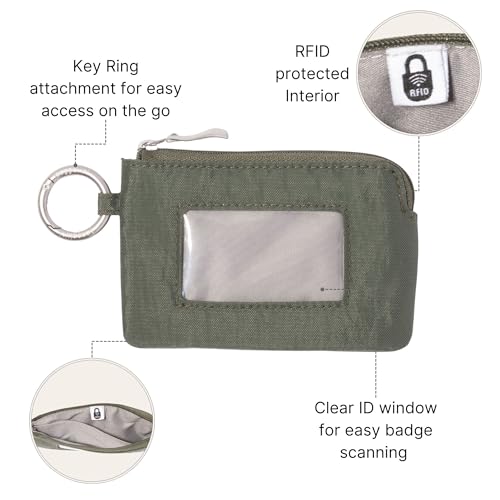 RFID Card Case - Lightweight 5"x3.5" Wallet with Keyring3