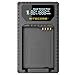 Nitecore ULQ Digital USB Travel Charger for Leica BP-DC12 Batteries with Lumen Tactical LED Keychain Flashlight - Compatible with Leica Q (Typ 116), V-Lux (Type 114), V-Lux 4 Series Cameras