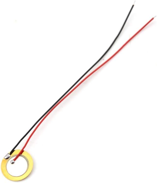 Davitu 20PCS/LOT Trigger Drum Disc + Copper Wire 15mm Piezo electric Buzzer Piezo Elements Sounder Sensor new hot