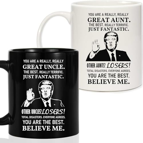 Breezy Valley Best Aunt and Uncle Gifts Mugs from Niece
