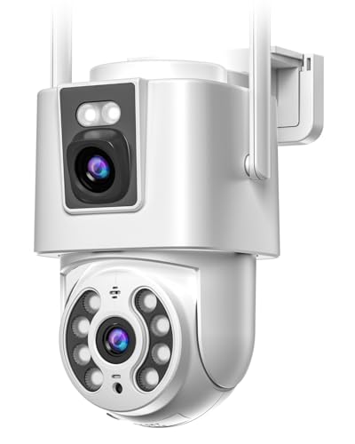 Opiniones y reviews de Historial de tris al mejor precio. 22 NUCKILY Cámara de Seguridad Exterior, 2MP Cámara WiFi de Doble Lente, Tris Home/ICSee App, IP66 Impermeabile, con Audio Bidireccional, Detección de Movimiento, Visión Nocturna,...