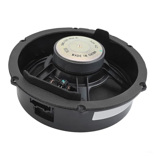 Woofer Front Rear Speaker 5N0035454B 5N0035453C For Tiguan 2009-2016, Black ABS Audio Replacement Part, Easy Install Car Interior Accessory(Front)