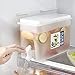 B/C Bollitore Freddo per Frigorifero, Dispenser per Bevande Ghiacciate da 3,5 Litri con Contenitore, Bollitore Riutilizzabile per Vino, Succo di caffè, tè Freddo, caffè, tè alle Erbe