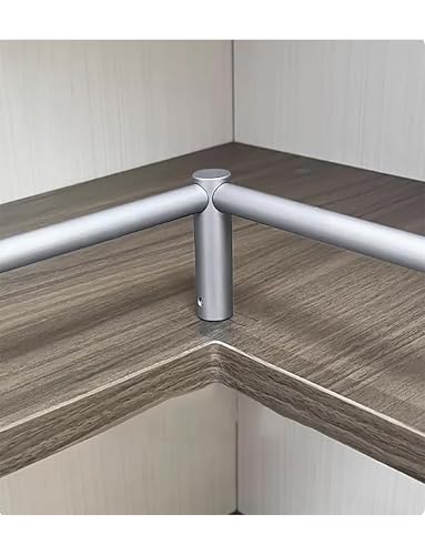Protector de bordes contra golpes infantiles con aluminio resistente gris en L 2