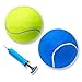 Pet Fit For Life Giant Tennis Ball 2-Pack - Unleash The Fun with These Oversized Tennis Balls for Dogs - Includes Bonus Handheld Pump