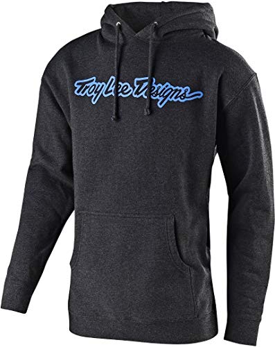 Troy Lee Designs Signature Hoody (Large) (Charcoal Heather)